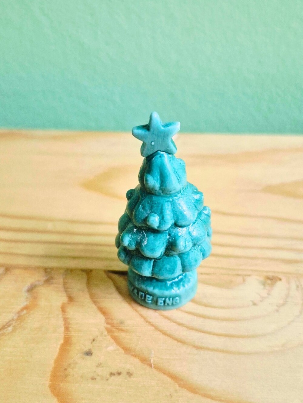 Vintage Wade of England Porcelain Christmas Tree Miniature Figurine